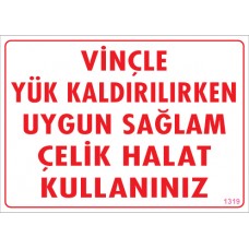 PVC İŞ GÜVENLİĞİ LEVHALARI
