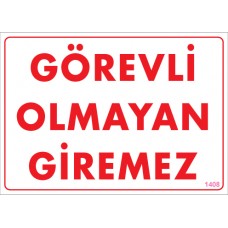 PVC İŞ GÜVENLİĞİ LEVHALARI