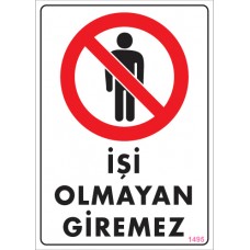 PVC İŞ GÜVENLİĞİ LEVHALARI