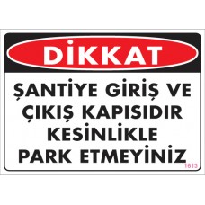 PVC İŞ GÜVENLİĞİ LEVHALARI