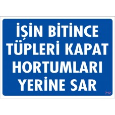 PVC İŞ GÜVENLİĞİ LEVHALARI