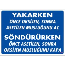 PVC İŞ GÜVENLİĞİ LEVHALARI