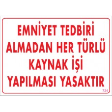PVC İŞ GÜVENLİĞİ LEVHALARI