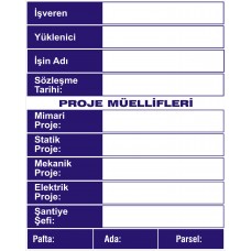 İnşaat Levhası Şantiye