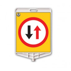 Çift Yön Yol Levhası