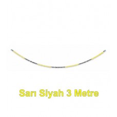 Plastik Zincir Sarı Siyah 3 Metre