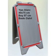 AÇ - KAPA BASKILI REKLAM DUBASI